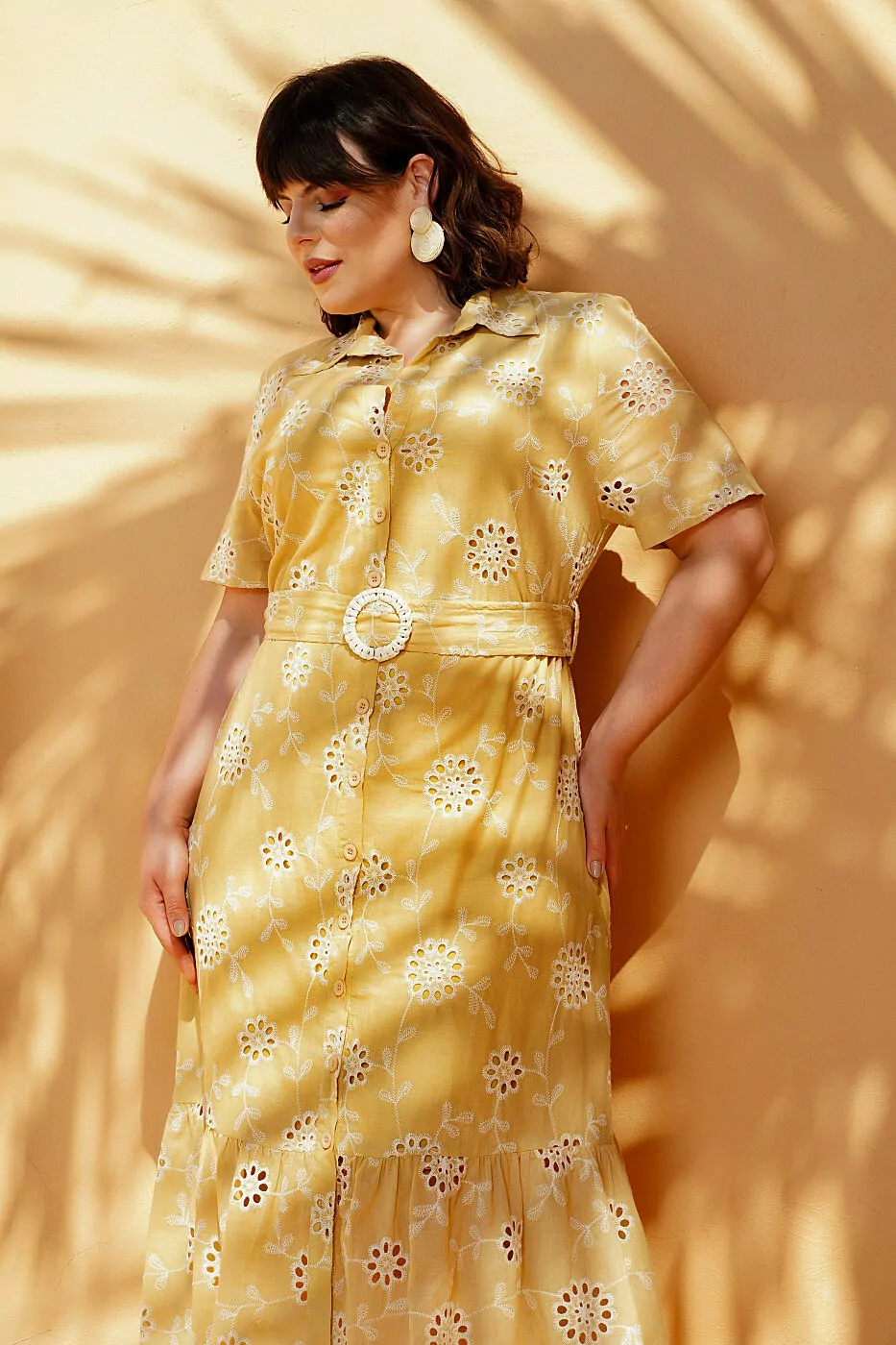 golden long designer dress gown - shanes curve